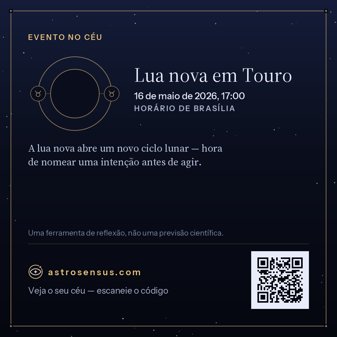 Imagem do evento “Lua nova em Touro”