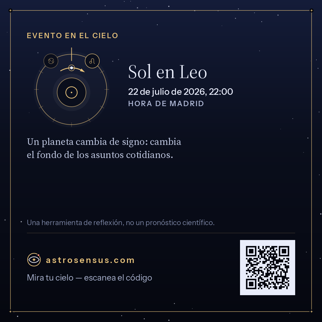 Imagen del evento «Sol en Leo»
