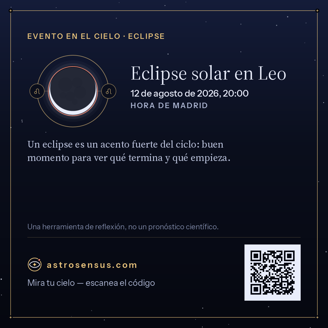 Imagen del evento «Eclipse solar en Leo»