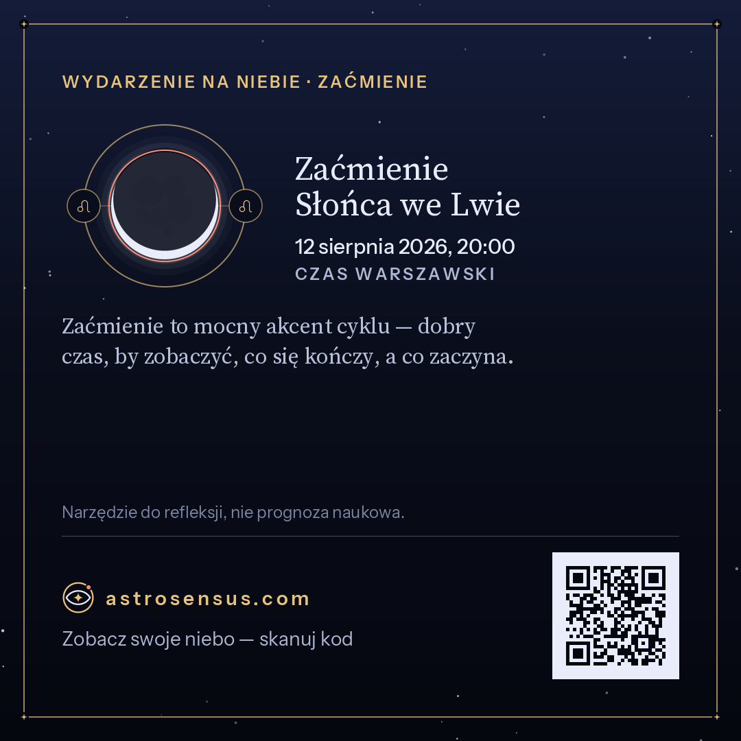 Grafika wydarzenia „Zaćmienie Słońca we Lwie”