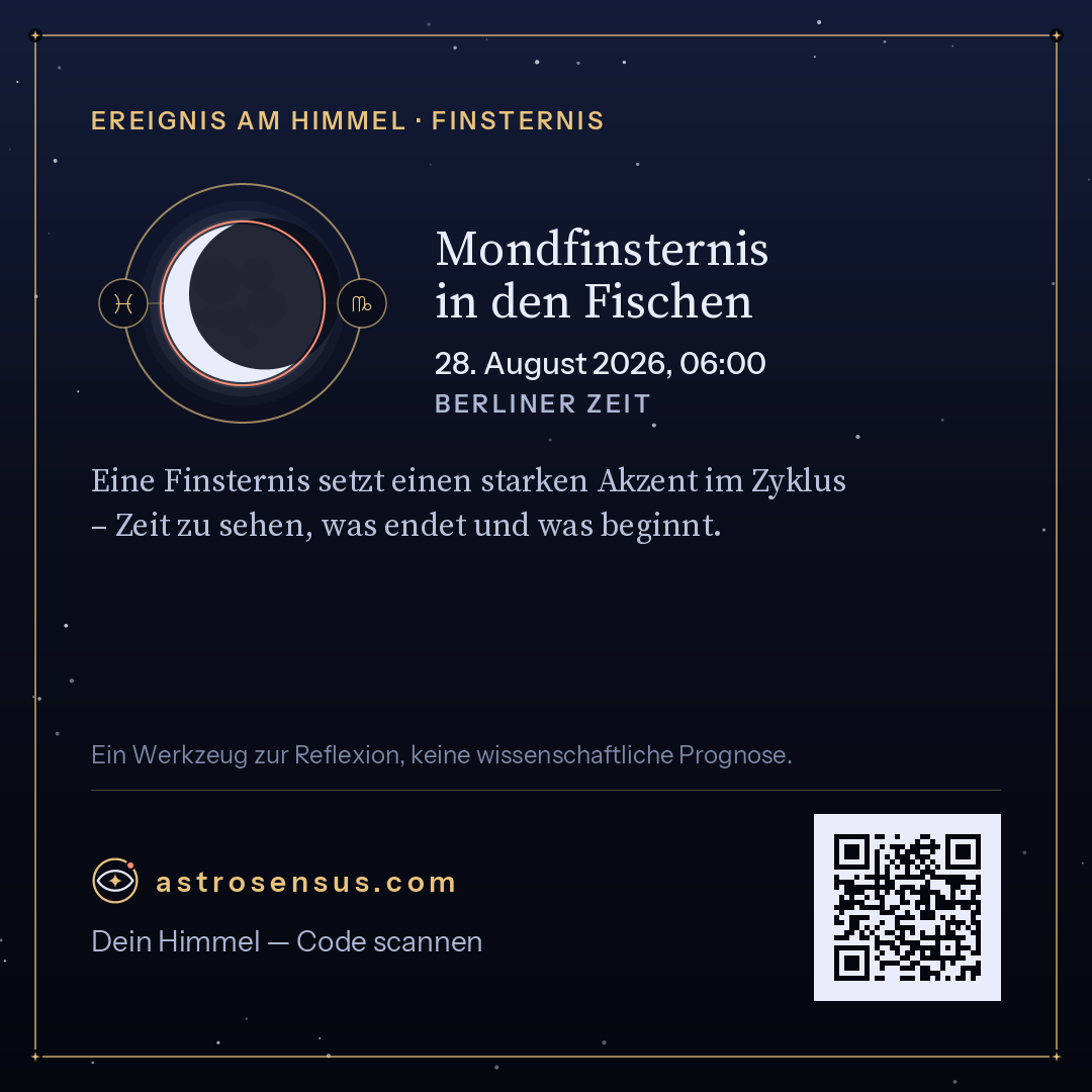 Grafik des Ereignisses „Mondfinsternis in den Fischen“