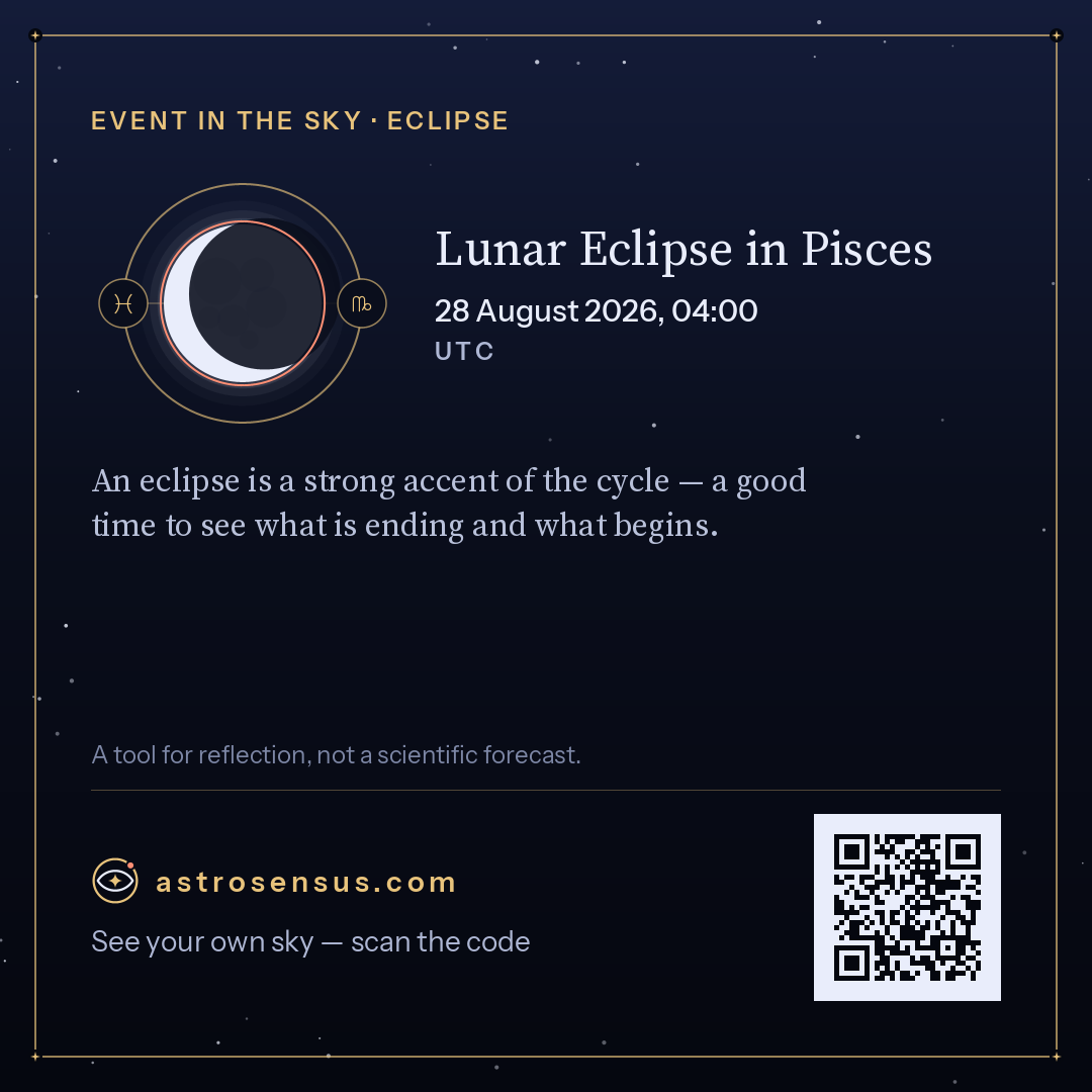 Event graphic “Lunar Eclipse in Pisces”
