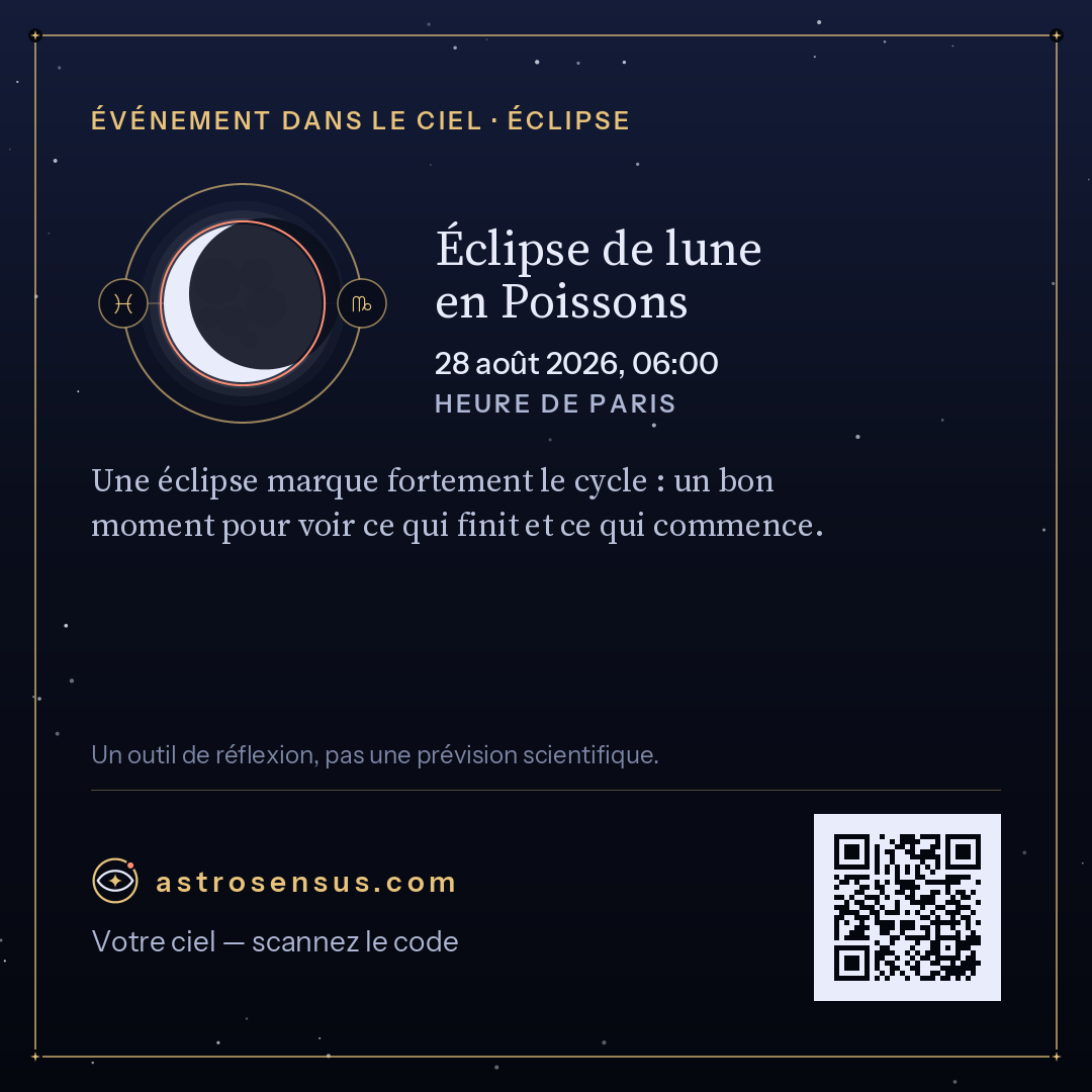 Image de l’événement « Éclipse de lune en Poissons »