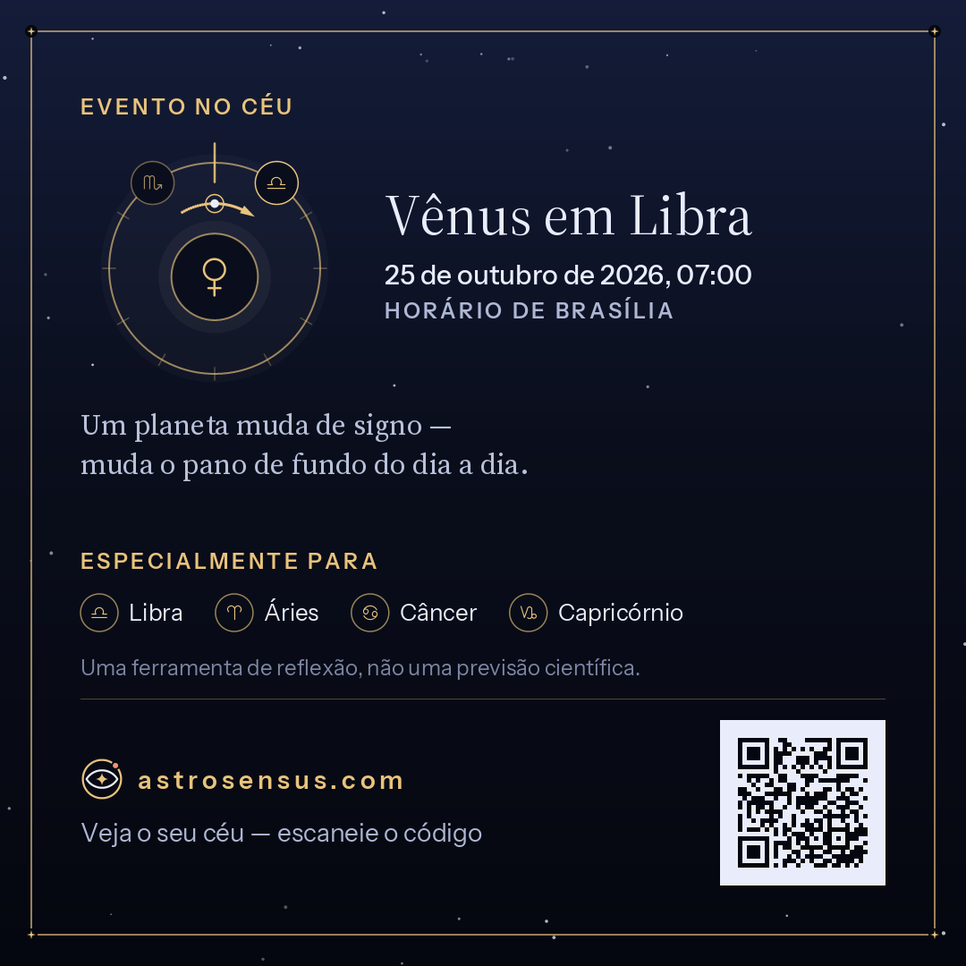 Imagem do evento “Vênus em Libra”