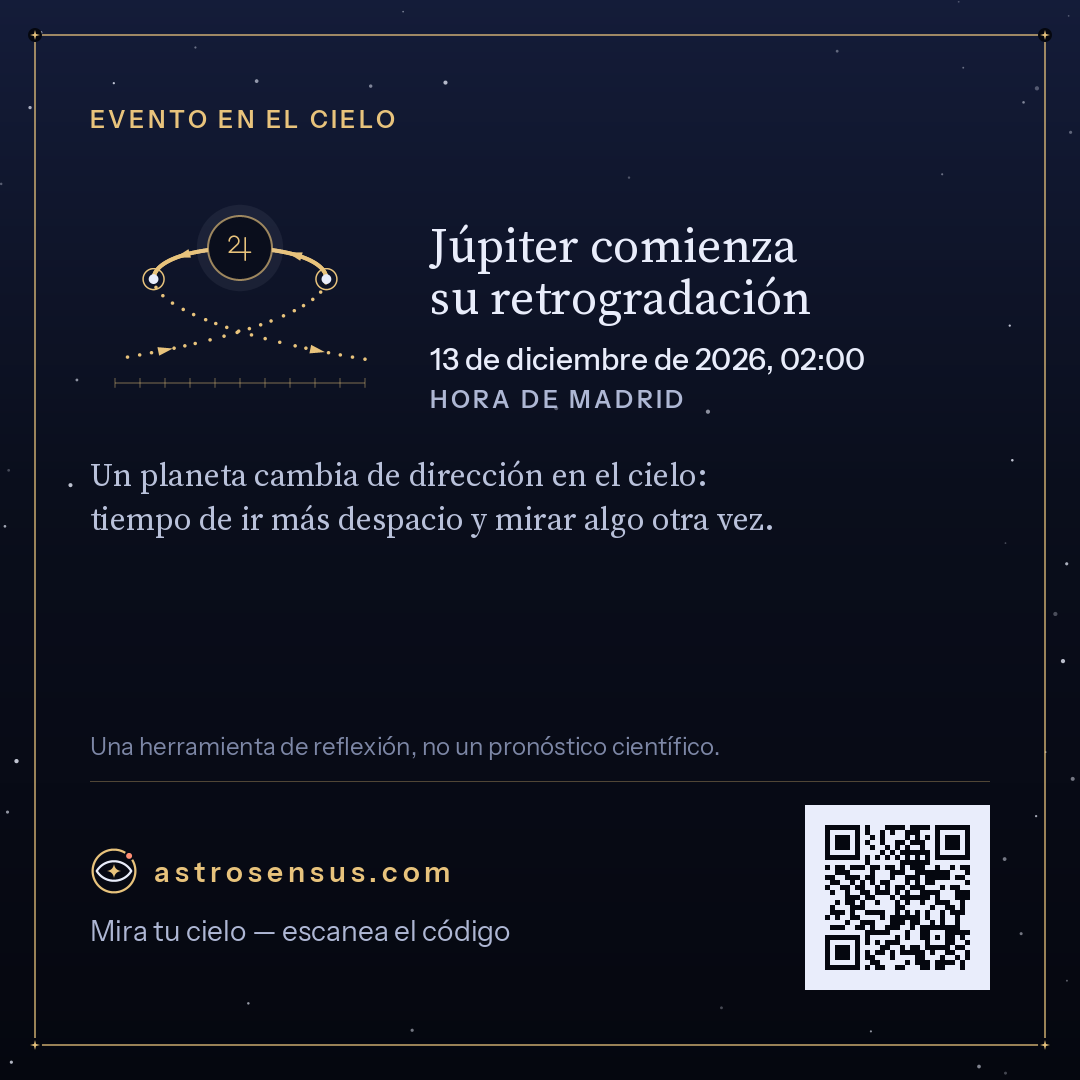 Imagen del evento «Júpiter comienza su retrogradación»