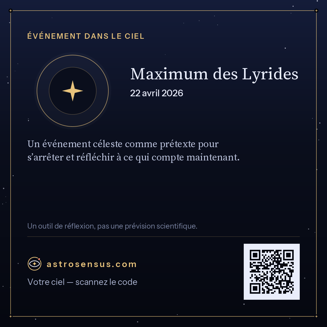 Image de l’événement « Maximum des Lyrides »