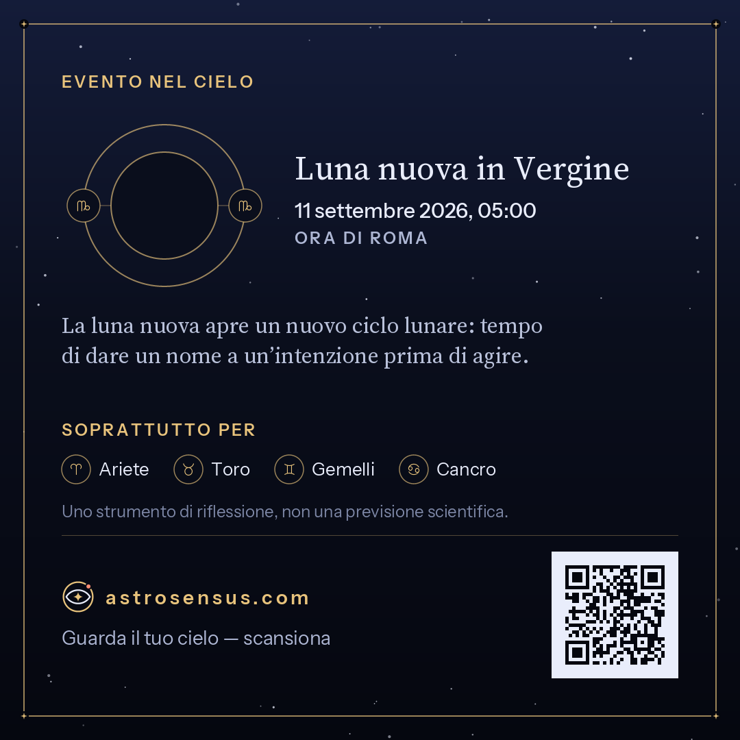 Immagine dell’evento «Luna nuova in Vergine»