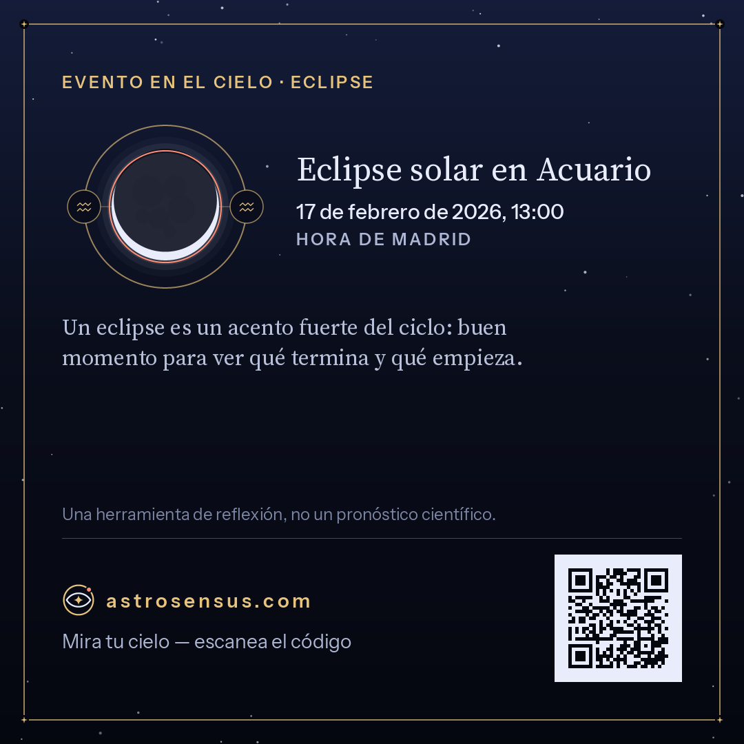 Imagen del evento «Eclipse solar en Acuario»