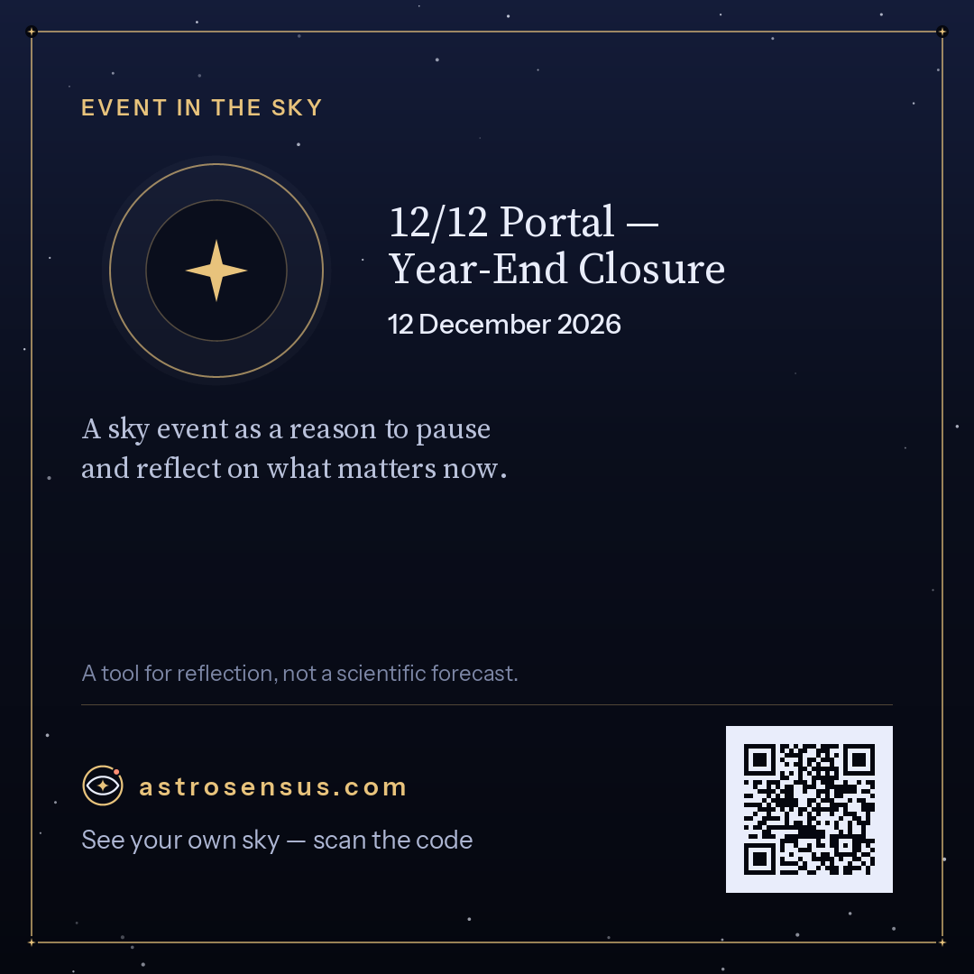Event graphic “12/12 Portal — Year-End Closure”