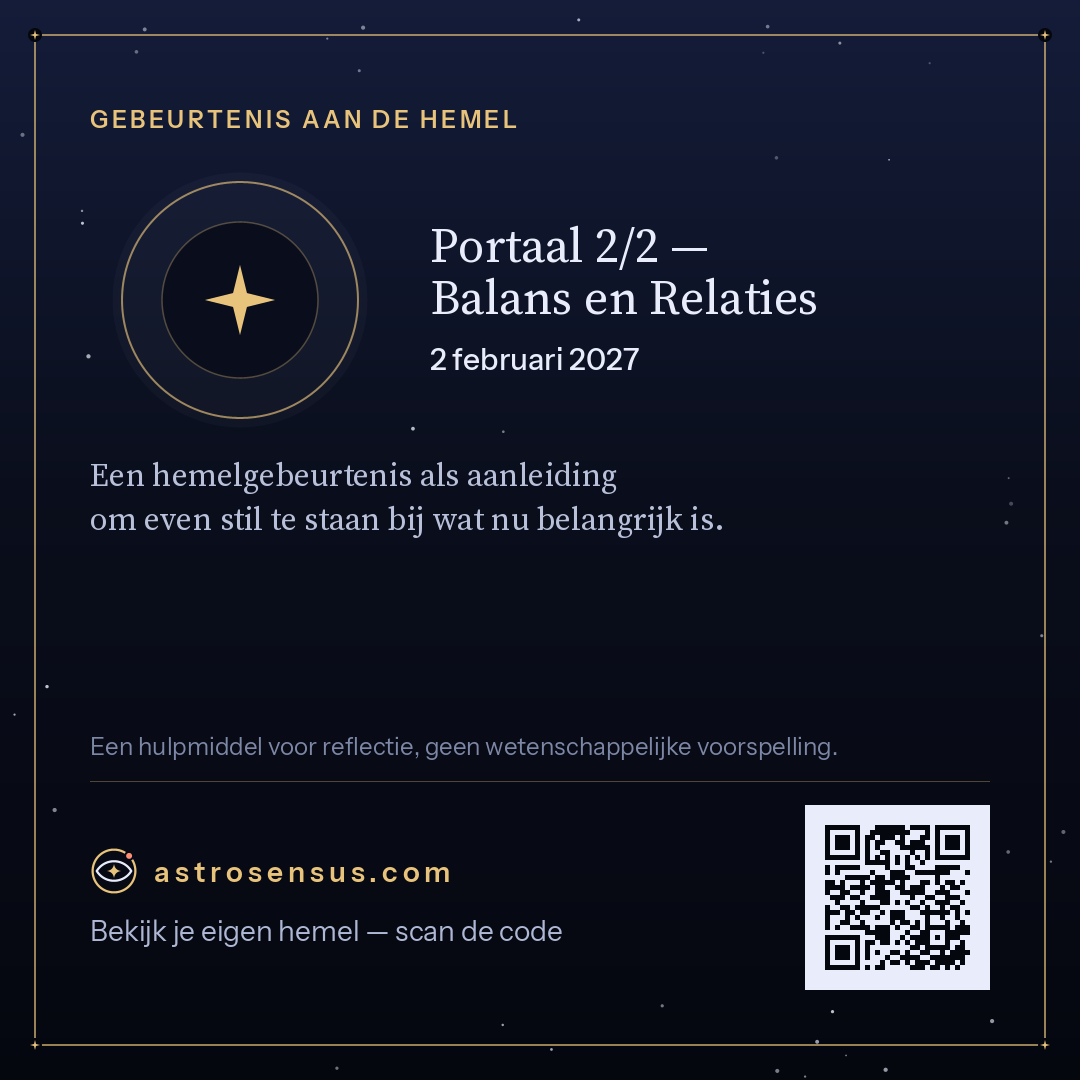 Afbeelding van de gebeurtenis “Portaal 2/2 — Balans en Relaties”