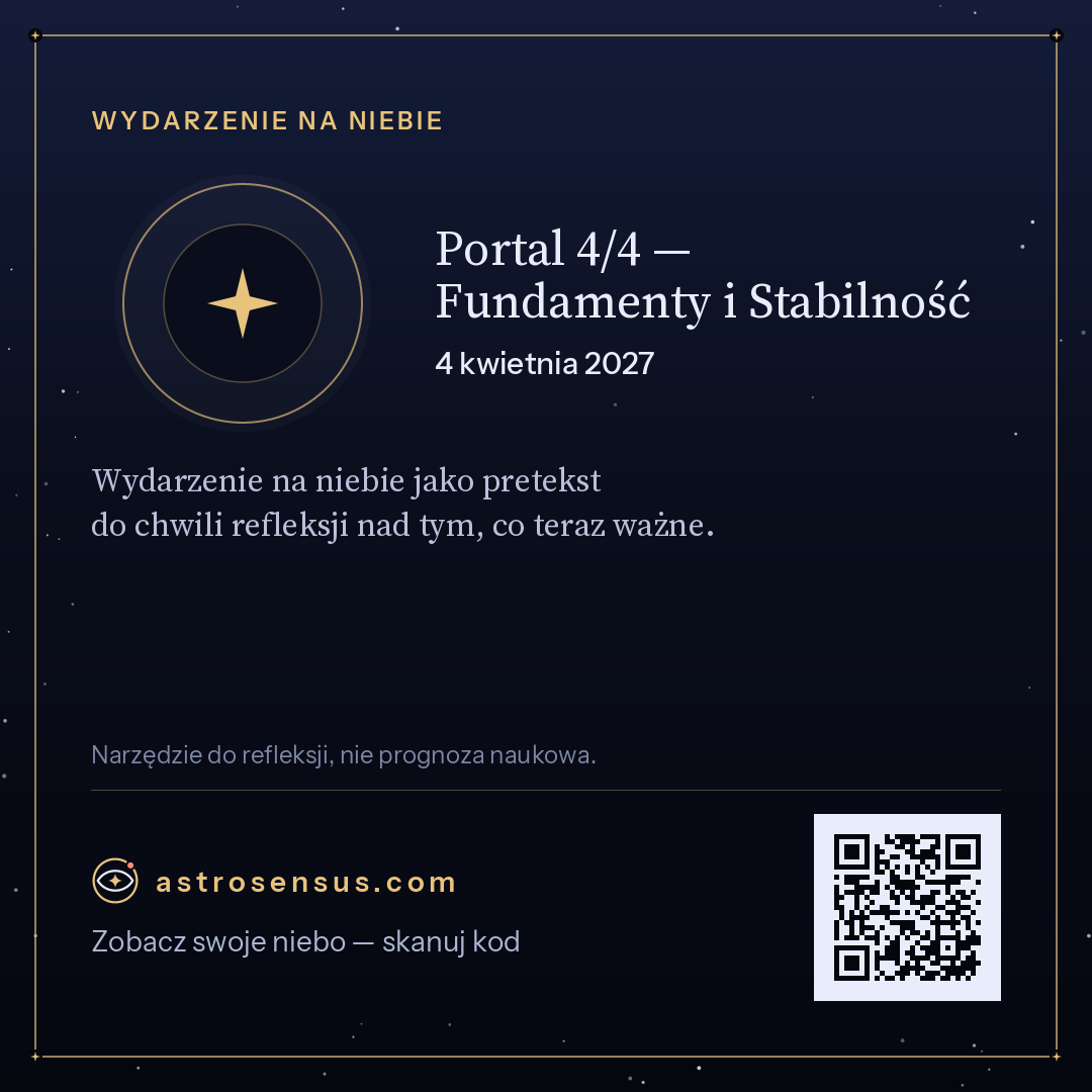 Grafika wydarzenia „Portal 4/4 — Fundamenty i Stabilność”