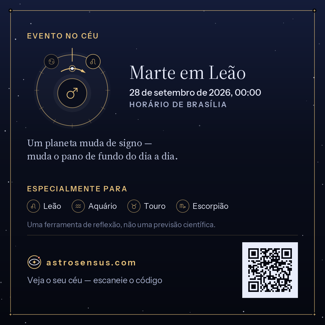 Imagem do evento “Marte em Leão”