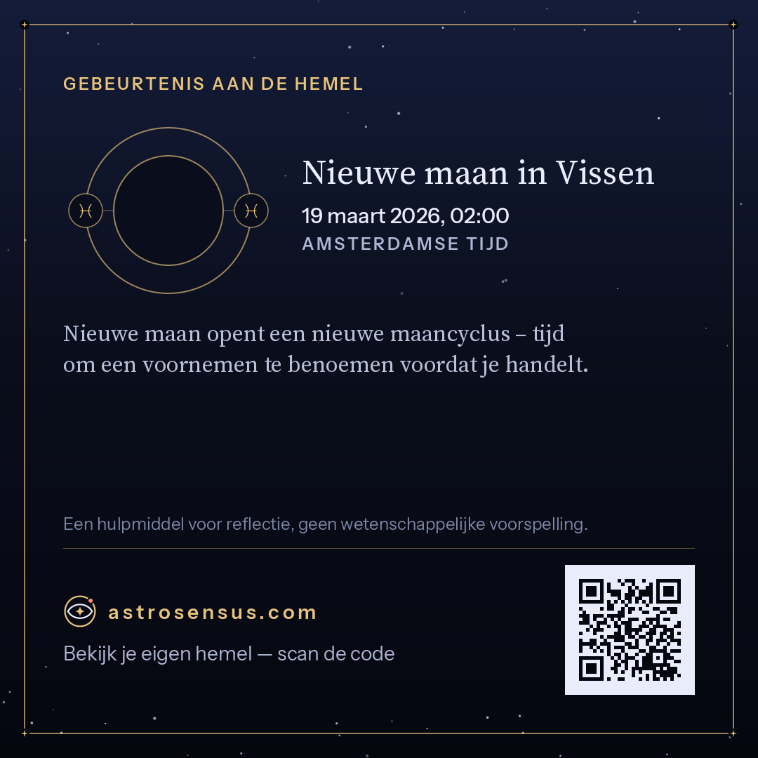 Afbeelding van de gebeurtenis “Nieuwe maan in Vissen”