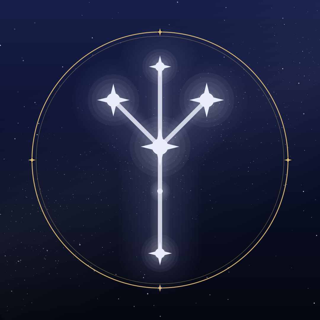 Avatar mit der Rune Algiz