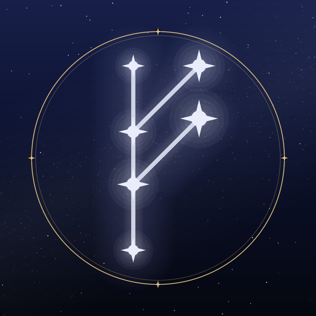 Avatar met de rune Fehu