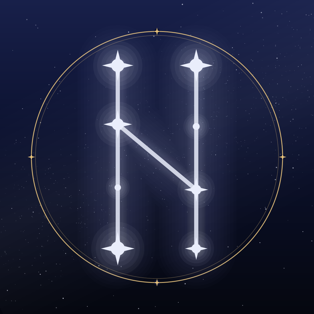 Avatar avec la rune Hagalaz