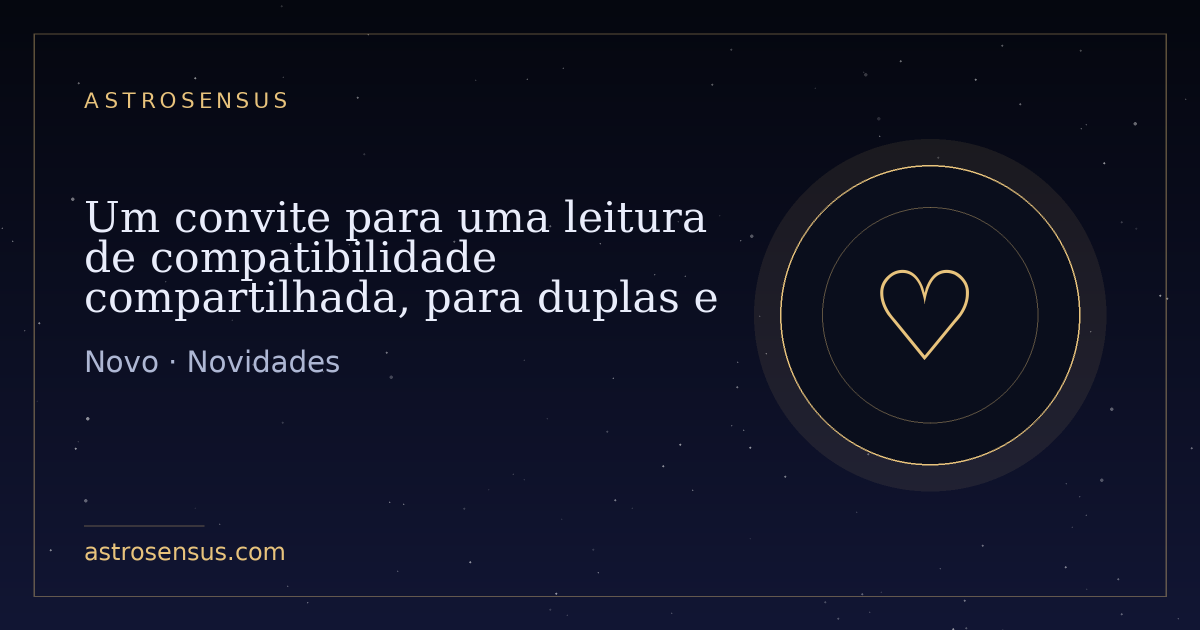 Capa da publicação: Um convite para uma leitura de compatibilidade compartilhada, para duplas e grupos
