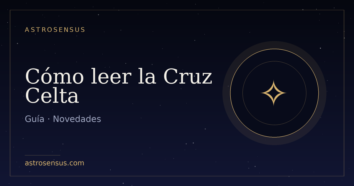 Portada de la entrada: Cómo leer la Cruz Celta