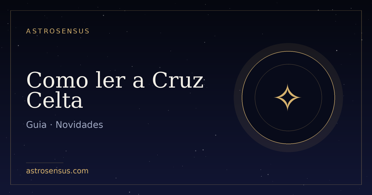 Capa da publicação: Como ler a Cruz Celta
