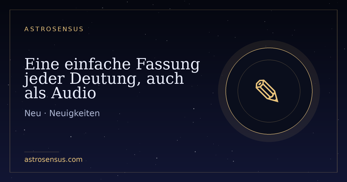 Titelbild des Eintrags: Eine einfache Fassung jeder Deutung, auch als Audio